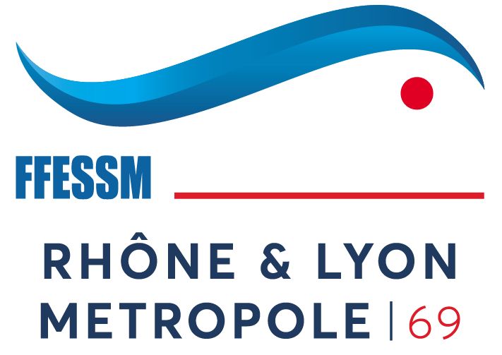 Rhoene Lyon Meutropole 69 FFESSM Logo quadri